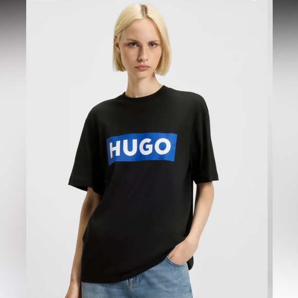 HUGO BOSS BLUE-LOGO T-SHIRT IN COTTON JERSEY
| Regular fit | Color: Black XL - Picture 2 of 10
